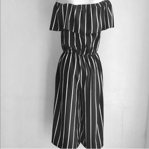 Rebellion Again Off Shoulder Jumpsuit